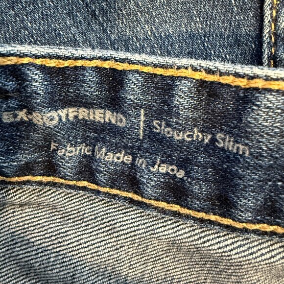 AG Adriano Goldschmied Ex Boyfriend Jeans Slouchy Slim Blue Size 28 - Picture 10 of 12